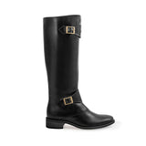 'Moda' Fashion Boot - Black Leather - Pampeano UK