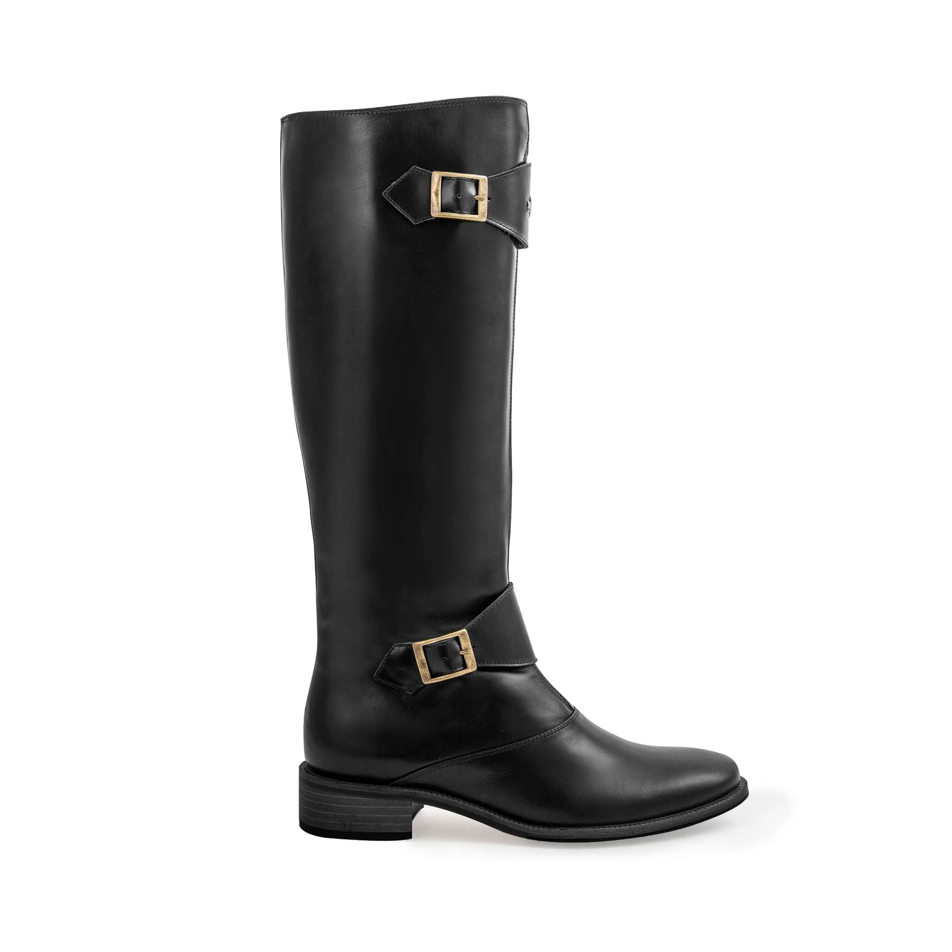 'Moda' Fashion Boot - Black Leather - Pampeano UK