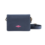 'Estilo' Crossbody Bag - Navy Leather - pampeano UK