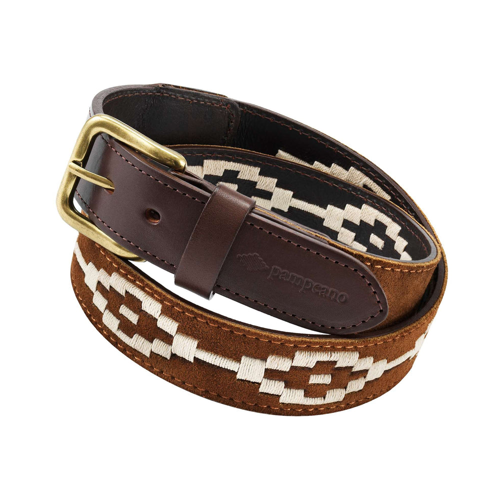 'Confianza' Polo Belt - Tan Suede - Pampeano UK