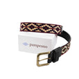 'Cincha' Polo Belt - Black and Red - Pampeano UK