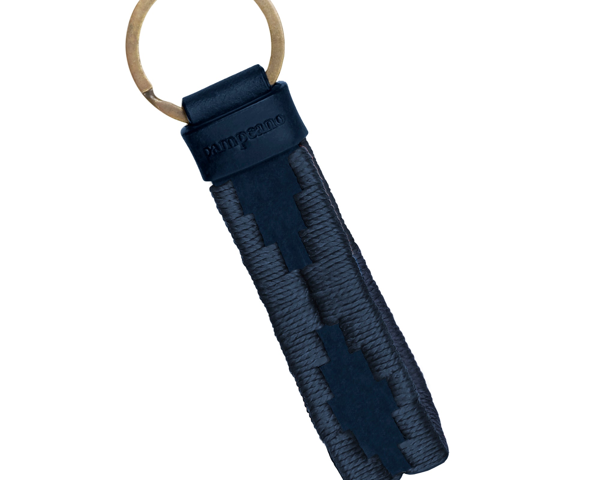'Charro' Loop Keyring - Navy Leather - pampeano UK