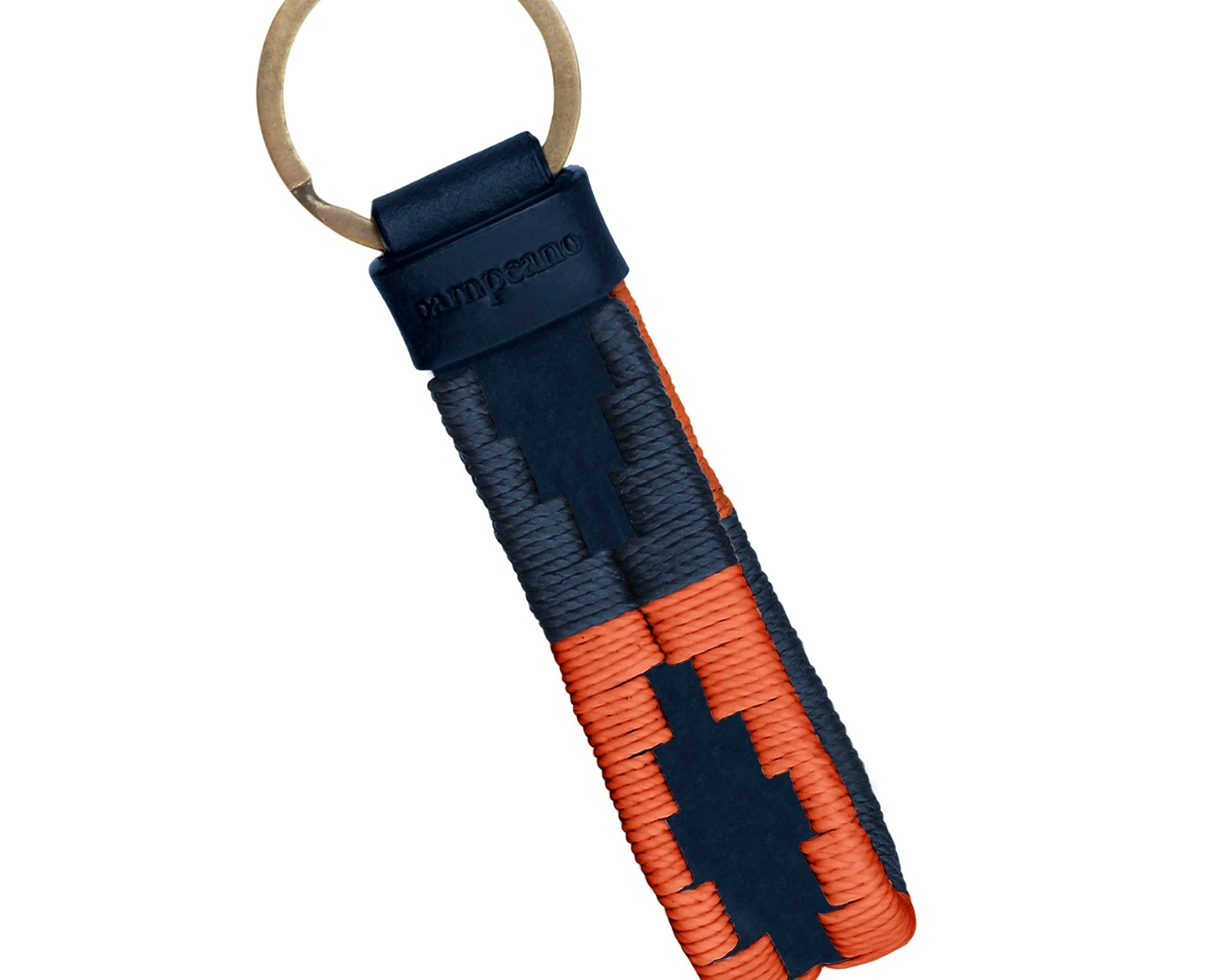 'Charro' Loop Keyring - Navy Leather - pampeano UK