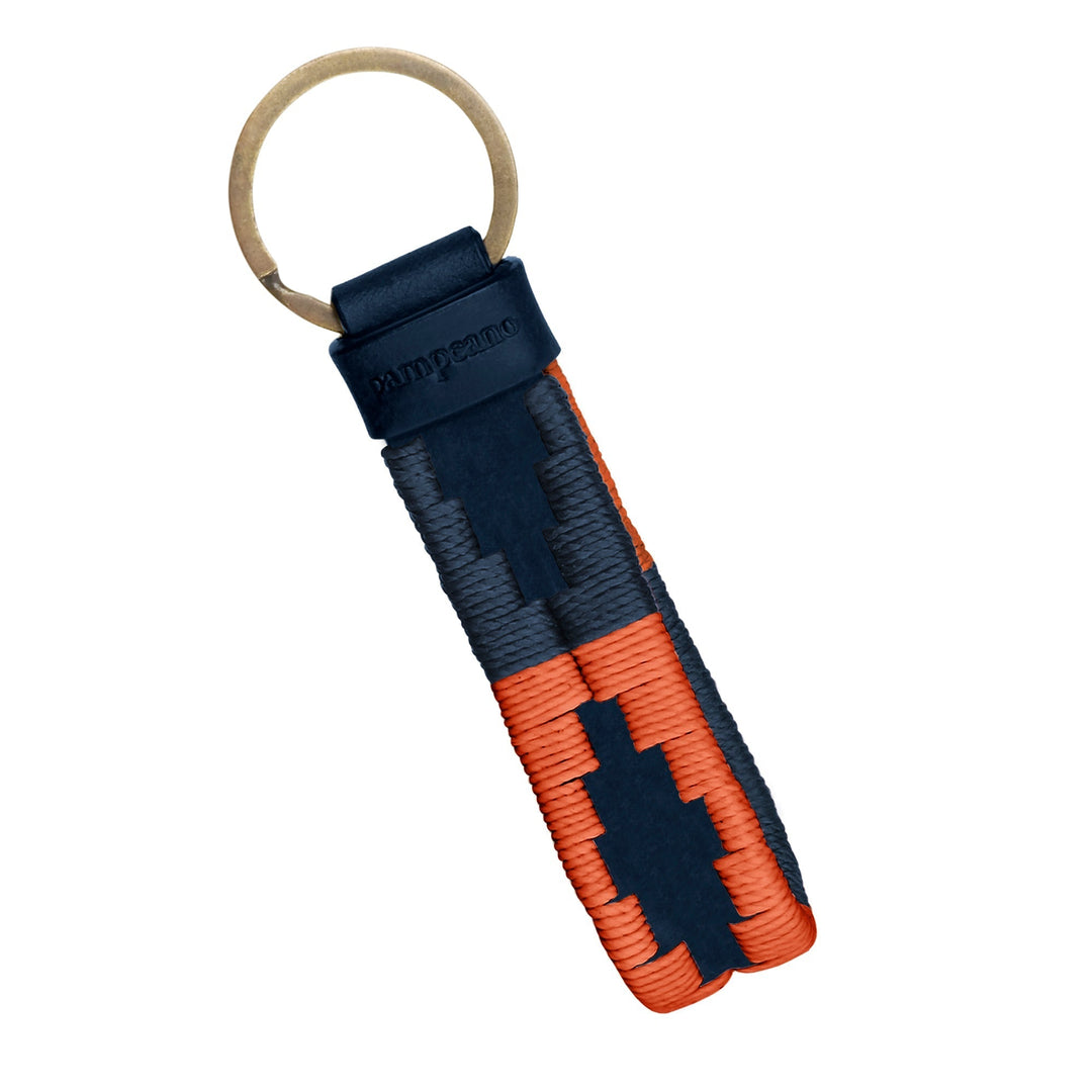 'Charro' Loop Keyring - Navy Leather - pampeano UK