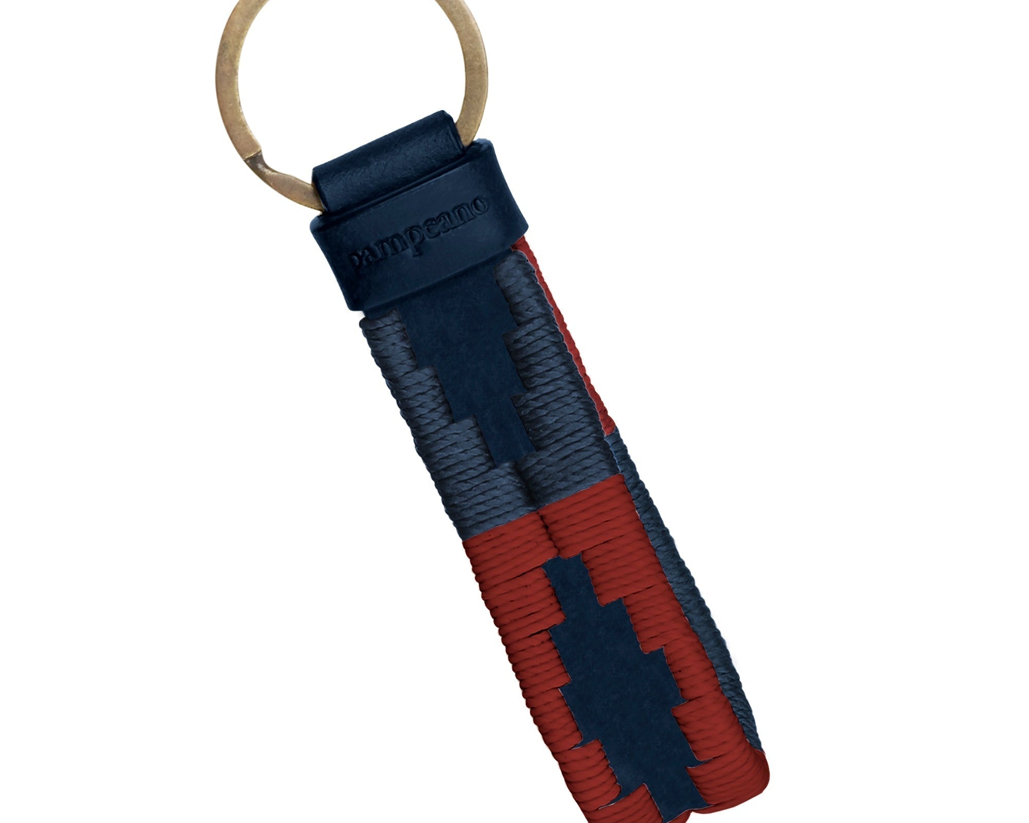 'Charro' Loop Keyring - Navy Leather - pampeano UK