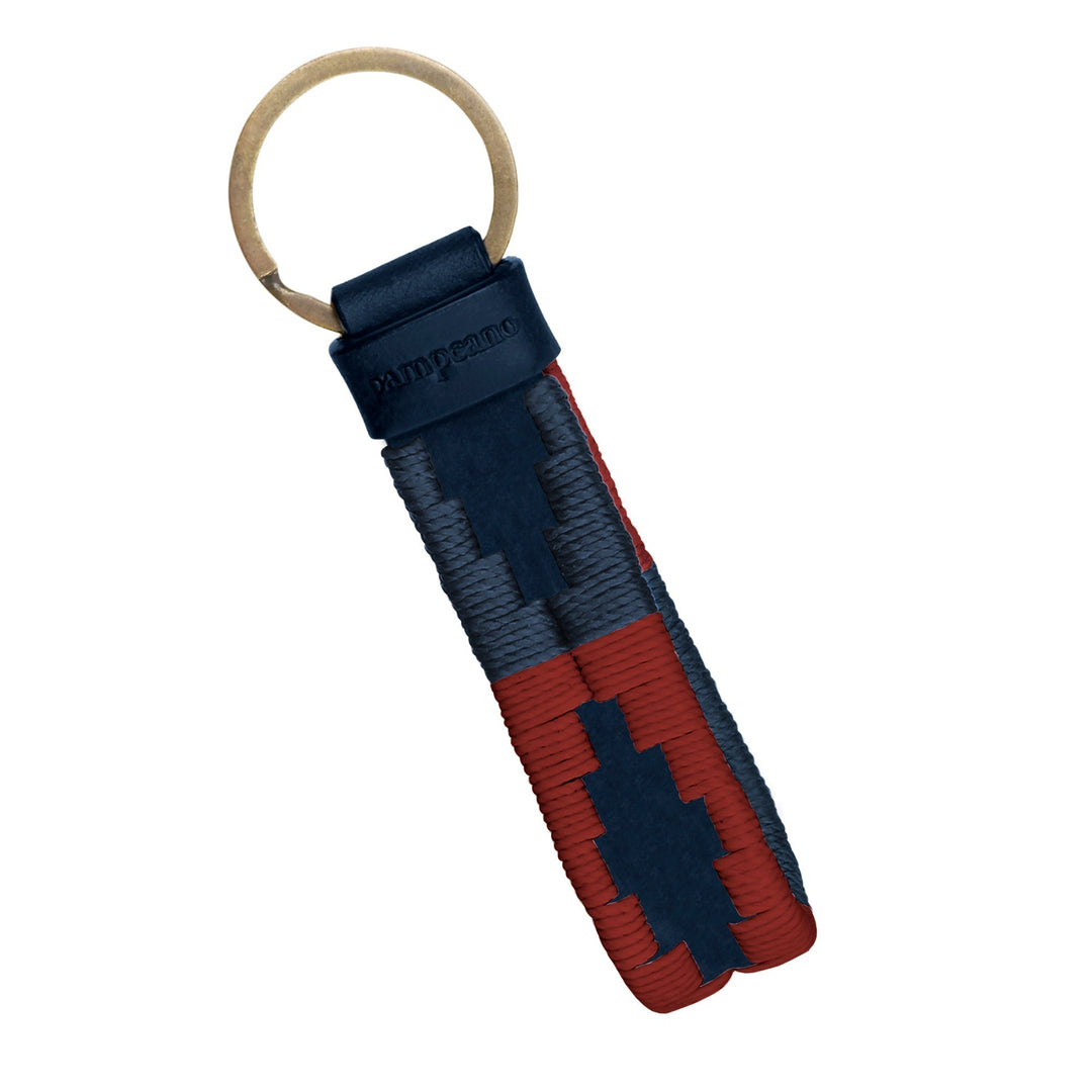 'Charro' Loop Keyring - Navy Leather - pampeano UK