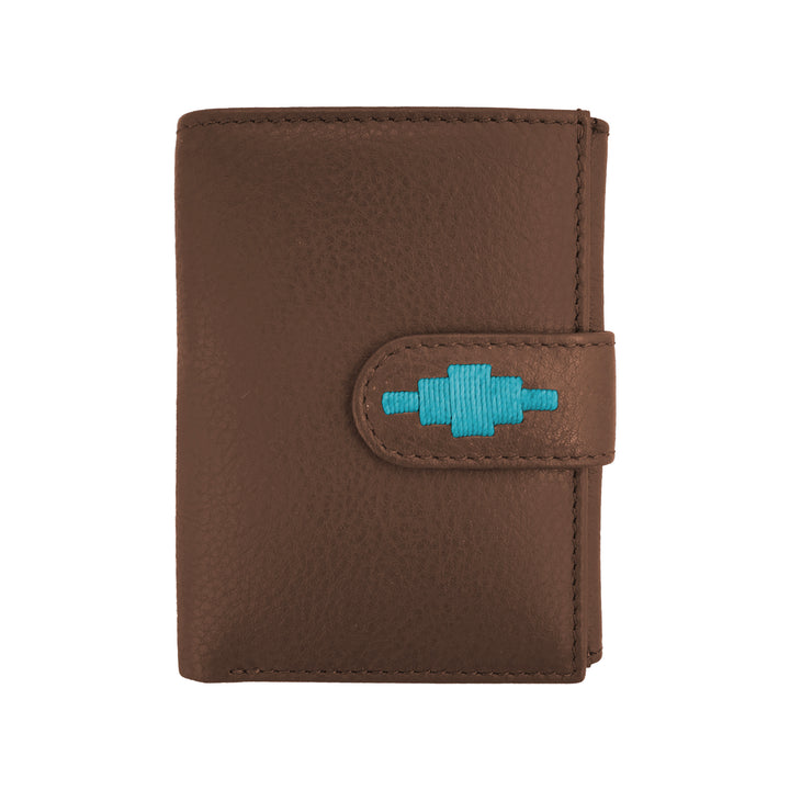 'Exito' Bifold Purse - Brown Leather - pampeano UK